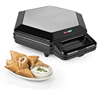 Princess Samosa &amp- Snack Maker 123001 – Preparador de Samosas para 24 Samosas- Revestimiento Antiadherente